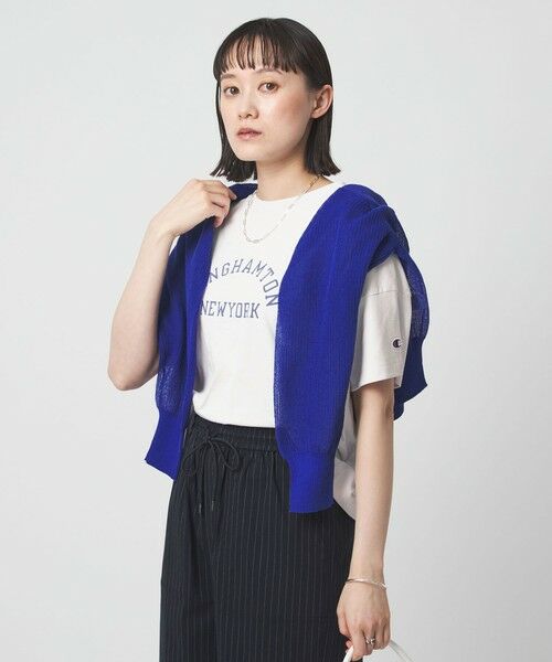 green label relaxing / グリーンレーベル リラクシング Tシャツ | 【別注】＜Champion＞サマー Tシャツ UVカット | 詳細1