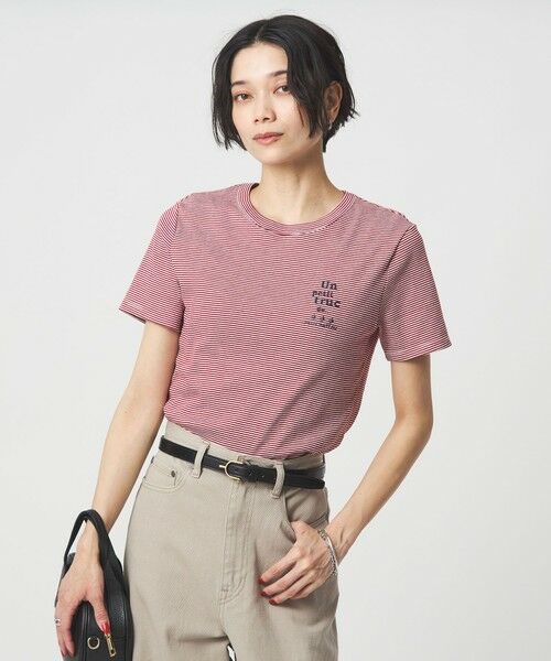 green label relaxing / グリーンレーベル リラクシング Tシャツ | 【別注】＜PETIT BATEAU＞ショートスリーブ プリント Tシャツ | 詳細14