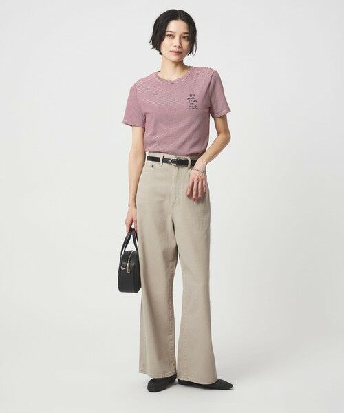 green label relaxing / グリーンレーベル リラクシング Tシャツ | 【別注】＜PETIT BATEAU＞ショートスリーブ プリント Tシャツ | 詳細15