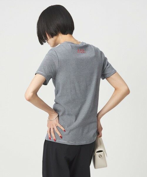 green label relaxing / グリーンレーベル リラクシング Tシャツ | 【別注】＜PETIT BATEAU＞ショートスリーブ プリント Tシャツ | 詳細21