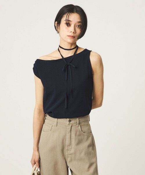 green label relaxing / グリーンレーベル リラクシング カットソー | 【別注】＜Plus by ONIT＞ワンショルダー トップス | 詳細6