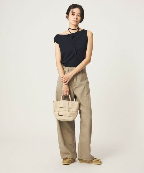 green label relaxing / グリーンレーベル リラクシング カットソー | 【別注】＜Plus by ONIT＞ワンショルダー トップス | 詳細7