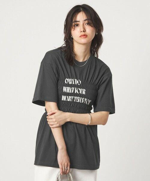 green label relaxing / グリーンレーベル リラクシング Tシャツ | 【別注】＜Various Timeless Arts＞シャーリング プリント Tシャツ | 詳細1