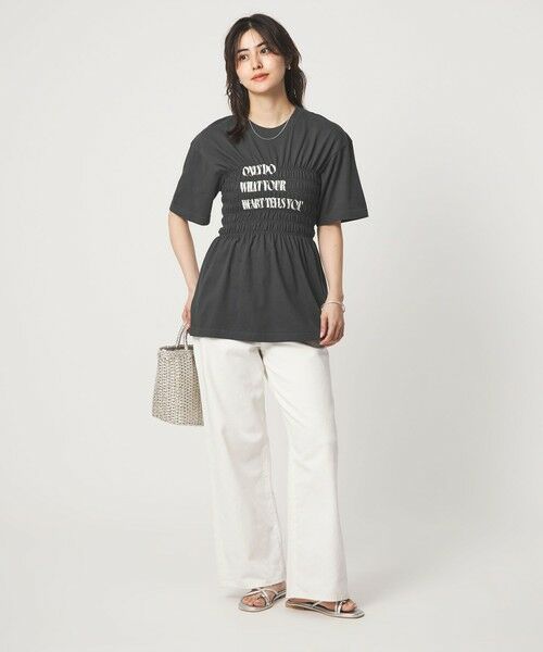 green label relaxing / グリーンレーベル リラクシング Tシャツ | 【別注】＜Various Timeless Arts＞シャーリング プリント Tシャツ | 詳細2