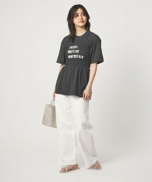 green label relaxing / グリーンレーベル リラクシング Tシャツ | 【別注】＜Various Timeless Arts＞シャーリング プリント Tシャツ | 詳細3