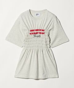 green label relaxing / グリーンレーベル リラクシング Tシャツ | 【別注】＜Various Timeless Arts＞シャーリング プリント Tシャツ ミディアムグレー