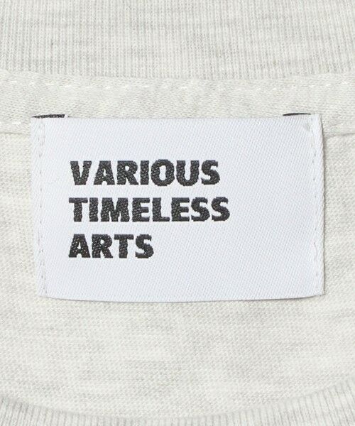 green label relaxing / グリーンレーベル リラクシング Tシャツ | 【別注】＜Various Timeless Arts＞シャーリング プリント Tシャツ ミディアムグレー | 詳細15