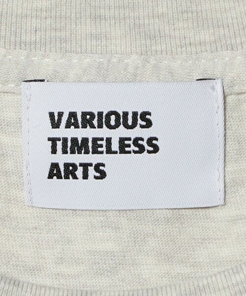 green label relaxing / グリーンレーベル リラクシング Tシャツ | 【別注】＜Various Timeless Arts＞シャーリング プリント Tシャツ ミディアムグレー | 詳細7
