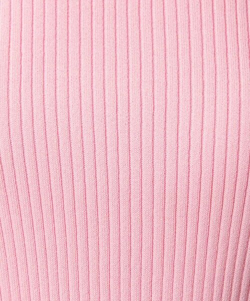 green label relaxing / グリーンレーベル リラクシング ニット・セーター | 【WEB限定】＜at ease＞ソデサキ バイカラー 5分袖 プルオーバー ニット | 詳細25