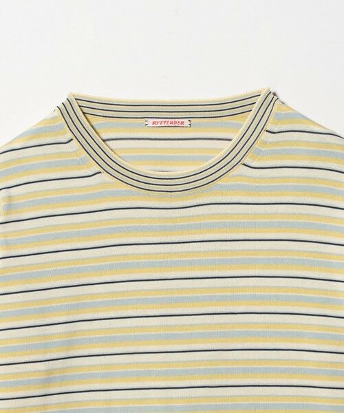 green label relaxing / グリーンレーベル リラクシング ニット・セーター | ＜RYE TENDER＞ボーダー ニット Tシャツ | 詳細8