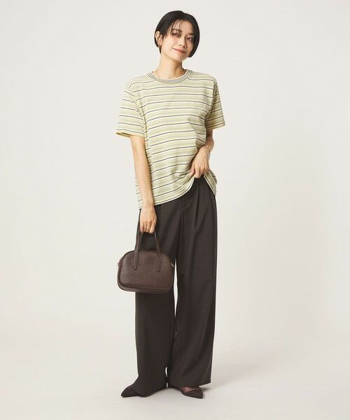 green label relaxing / グリーンレーベル リラクシング ニット・セーター | ＜RYE TENDER＞ボーダー ニット Tシャツ | 詳細2
