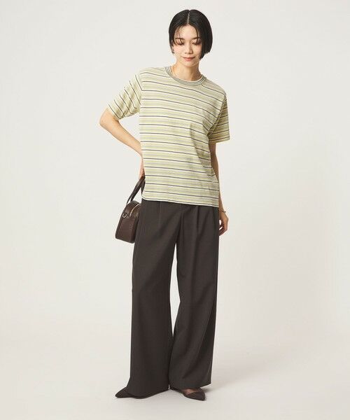 green label relaxing / グリーンレーベル リラクシング ニット・セーター | ＜RYE TENDER＞ボーダー ニット Tシャツ | 詳細3