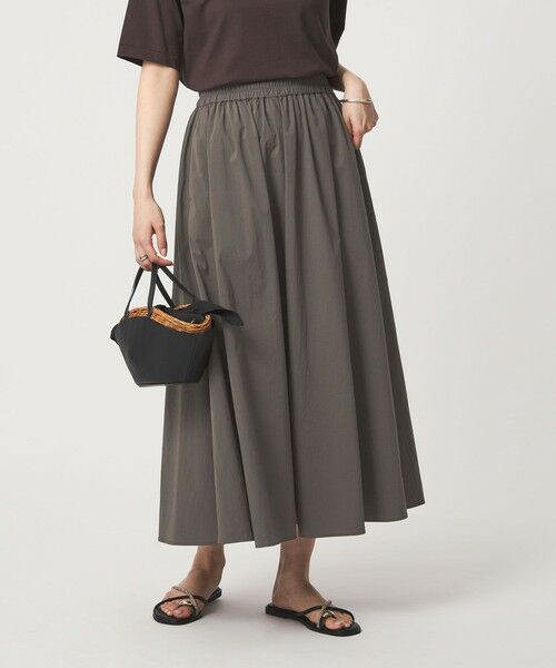 green label relaxing / グリーンレーベル リラクシング ロング・マキシ丈スカート | WONDER CLOTH ボリューム スカート マシンウォッシャブル ストレッチ 接触冷感 吸水速乾 | 詳細4
