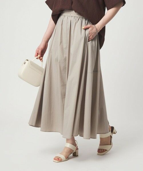 green label relaxing / グリーンレーベル リラクシング ロング・マキシ丈スカート | WONDER CLOTH ボリューム スカート マシンウォッシャブル ストレッチ 接触冷感 吸水速乾 | 詳細17