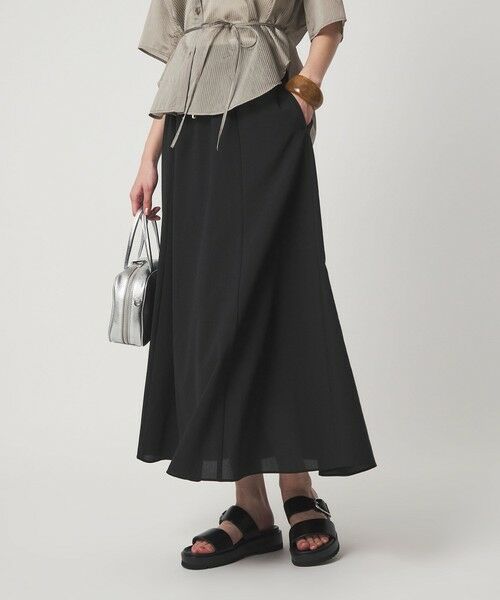 green label relaxing / グリーンレーベル リラクシング ロング・マキシ丈スカート | 【結論シリーズ】ドライクロス フレアスカート［size SHORT/TALLあり］ | 詳細3