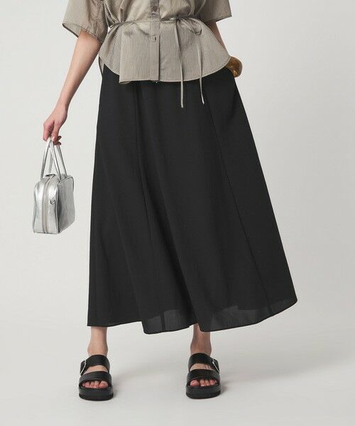 green label relaxing / グリーンレーベル リラクシング ロング・マキシ丈スカート | 【結論シリーズ】ドライクロス フレアスカート［size SHORT/TALLあり］ | 詳細4