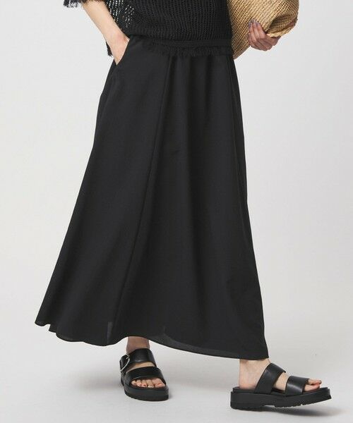 green label relaxing / グリーンレーベル リラクシング ロング・マキシ丈スカート | 【結論シリーズ】ドライクロス フレアスカート［size SHORT/TALLあり］ | 詳細11