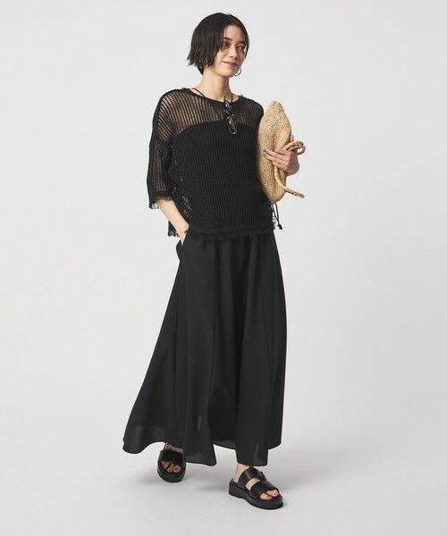 green label relaxing / グリーンレーベル リラクシング ロング・マキシ丈スカート | 【結論シリーズ】ドライクロス フレアスカート［size SHORT/TALLあり］ | 詳細14
