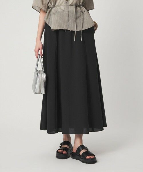 green label relaxing / グリーンレーベル リラクシング ロング・マキシ丈スカート | 【結論シリーズ】ドライクロス フレアスカート［size SHORT/TALLあり］ | 詳細2