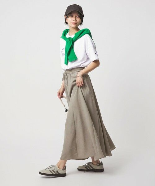 green label relaxing / グリーンレーベル リラクシング ロング・マキシ丈スカート | 【結論シリーズ】ドライクロス フレアスカート［size SHORT/TALLあり］ | 詳細24