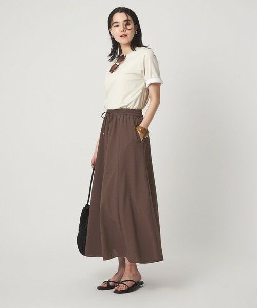 green label relaxing / グリーンレーベル リラクシング ロング・マキシ丈スカート | 【結論シリーズ】ドライクロス フレアスカート［size SHORT/TALLあり］ | 詳細27