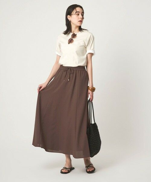 green label relaxing / グリーンレーベル リラクシング ロング・マキシ丈スカート | 【結論シリーズ】ドライクロス フレアスカート［size SHORT/TALLあり］ | 詳細29