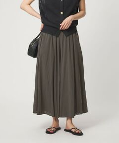 green label relaxing / グリーンレーベル リラクシング ロング・マキシ丈スカート | ボイル パネル フレア スカート