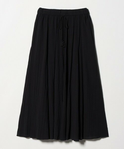 green label relaxing / グリーンレーベル リラクシング ロング・マキシ丈スカート | ボイル パネル フレア スカート | 詳細9