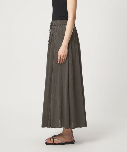 green label relaxing / グリーンレーベル リラクシング ロング・マキシ丈スカート | ボイル パネル フレア スカート | 詳細18
