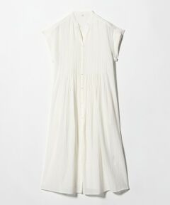 green label relaxing / グリーンレーベル リラクシング ロング・マキシ丈ワンピース | マイクロ ピンタック ワンピース