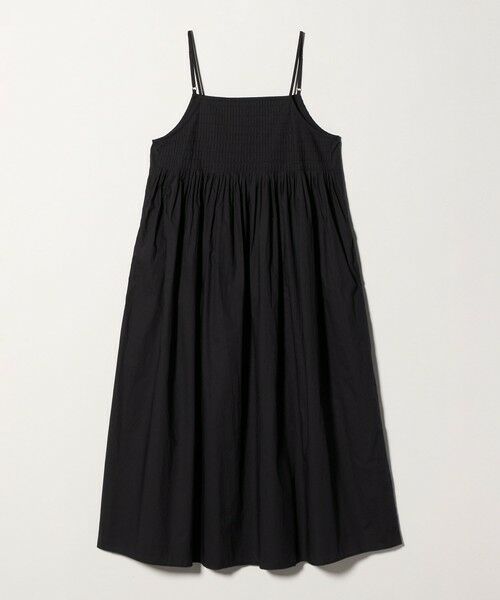 green label relaxing / グリーンレーベル リラクシング ロング・マキシ丈ワンピース | メニータック キャミソール ワンピース（BLACK）