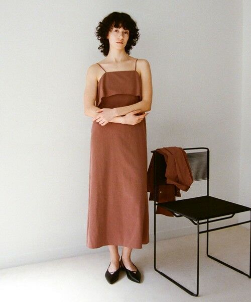 green label relaxing / グリーンレーベル リラクシング ロング・マキシ丈ワンピース | ＜SEASONAL COLLECTION＞シルキーフェード ワンピース | 詳細7