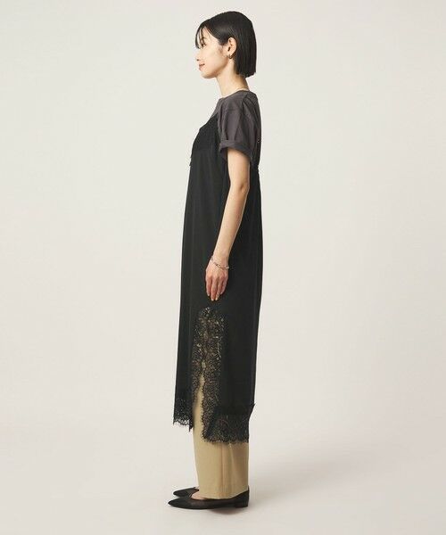 green label relaxing / グリーンレーベル リラクシング ロング・マキシ丈ワンピース | レース Vネック キャミソール ワンピース | 詳細15