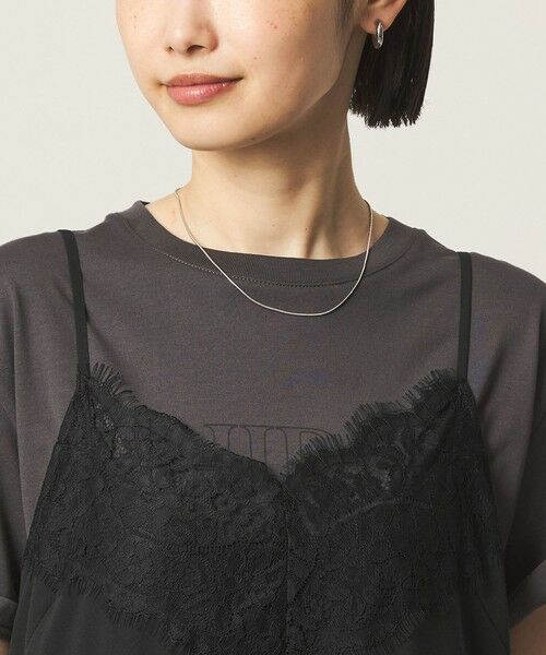 green label relaxing / グリーンレーベル リラクシング ロング・マキシ丈ワンピース | レース Vネック キャミソール ワンピース | 詳細17