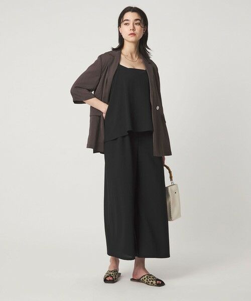 green label relaxing / グリーンレーベル リラクシング サロペット・オールインワン | ［size SHORT/TALLあり］ドライクロス オールインワン（BLACK）