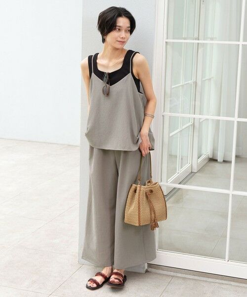 green label relaxing / グリーンレーベル リラクシング サロペット・オールインワン | ［size SHORT/TALLあり］ドライクロス オールインワン ストレッチ 通気性 | 詳細10