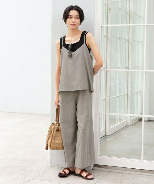 green label relaxing / グリーンレーベル リラクシング サロペット・オールインワン | ［size SHORT/TALLあり］ドライクロス オールインワン ストレッチ 通気性 | 詳細10