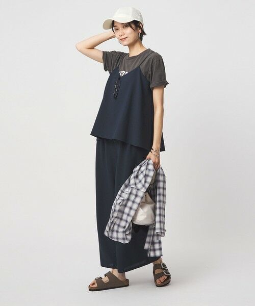 green label relaxing / グリーンレーベル リラクシング サロペット・オールインワン | ［size SHORT/TALLあり］ドライクロス オールインワン（NAVY）