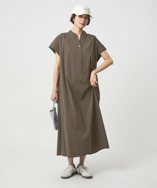 green label relaxing / グリーンレーベル リラクシング ロング・マキシ丈ワンピース | ［size SHORTあり］WONDER CLOTH スキッパー ワンピース | 詳細1