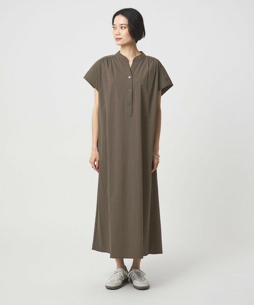 green label relaxing / グリーンレーベル リラクシング ロング・マキシ丈ワンピース | ［size SHORTあり］WONDER CLOTH スキッパー ワンピース | 詳細4