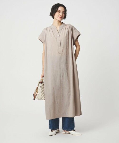 green label relaxing / グリーンレーベル リラクシング ロング・マキシ丈ワンピース | ［size SHORTあり］WONDER CLOTH スキッパー ワンピース | 詳細12