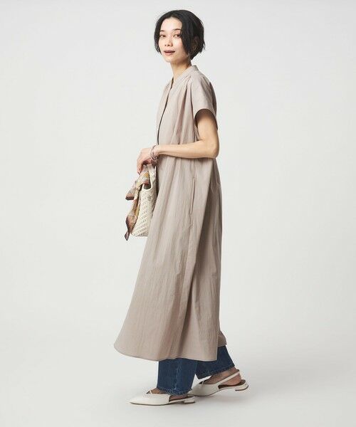 green label relaxing / グリーンレーベル リラクシング ロング・マキシ丈ワンピース | ［size SHORTあり］WONDER CLOTH スキッパー ワンピース | 詳細13