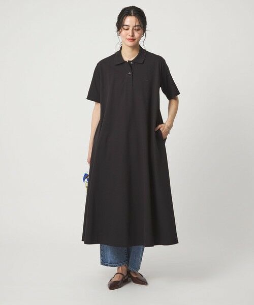 green label relaxing / グリーンレーベル リラクシング ロング・マキシ丈ワンピース | 【別注】＜LACOSTE＞ポロドレス | 詳細7