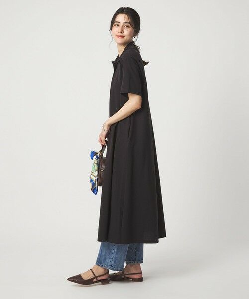 green label relaxing / グリーンレーベル リラクシング ロング・マキシ丈ワンピース | 【別注】＜LACOSTE＞ポロドレス | 詳細9