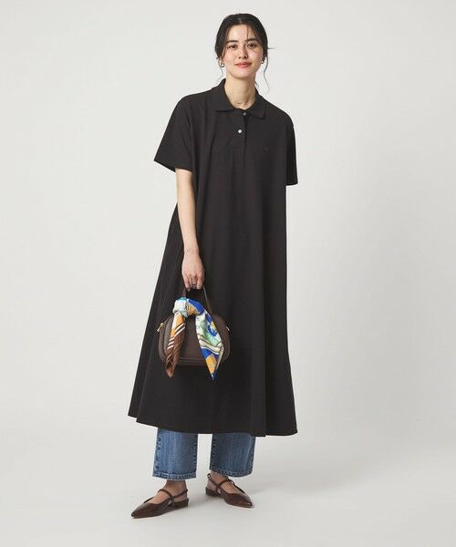 green label relaxing / グリーンレーベル リラクシング ロング・マキシ丈ワンピース | 【別注】＜LACOSTE＞ポロドレス | 詳細6