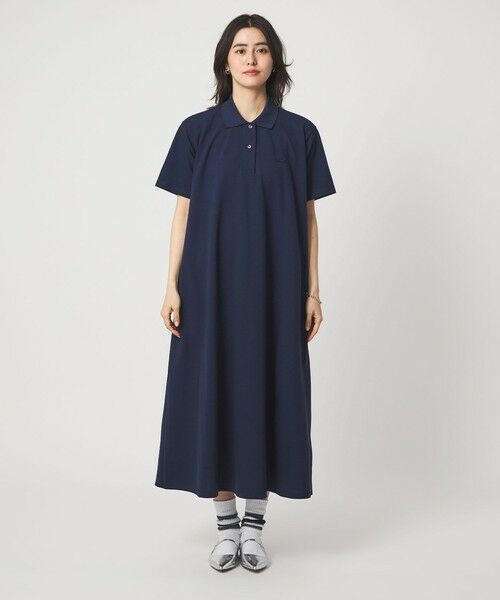 green label relaxing / グリーンレーベル リラクシング ロング・マキシ丈ワンピース | 【別注】＜LACOSTE＞ポロドレス | 詳細16