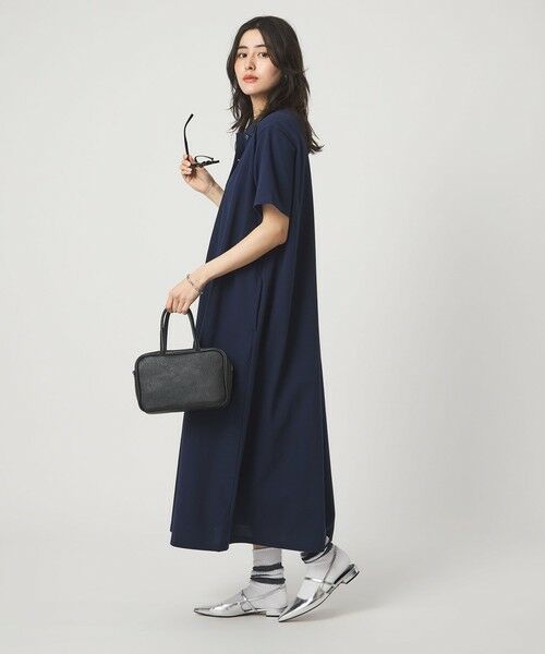 green label relaxing / グリーンレーベル リラクシング ロング・マキシ丈ワンピース | 【別注】＜LACOSTE＞ポロドレス | 詳細14