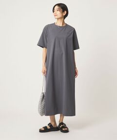green label relaxing / グリーンレーベル リラクシング ロング・マキシ丈ワンピース | 【別注】＜Marmot＞ショートスリーブ ワンピース