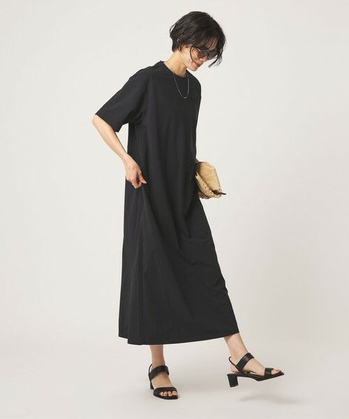 green label relaxing / グリーンレーベル リラクシング ロング・マキシ丈ワンピース | 【別注】＜Marmot＞ショートスリーブ ワンピース | 詳細3