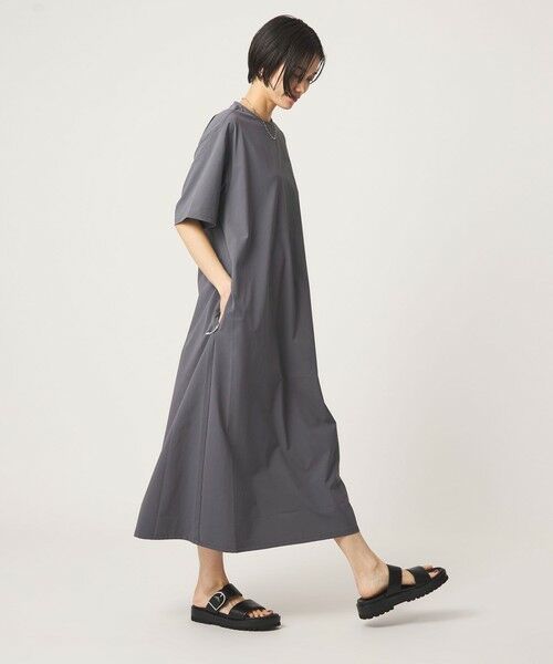 green label relaxing / グリーンレーベル リラクシング ロング・マキシ丈ワンピース | 【別注】＜Marmot＞ショートスリーブ ワンピース | 詳細14
